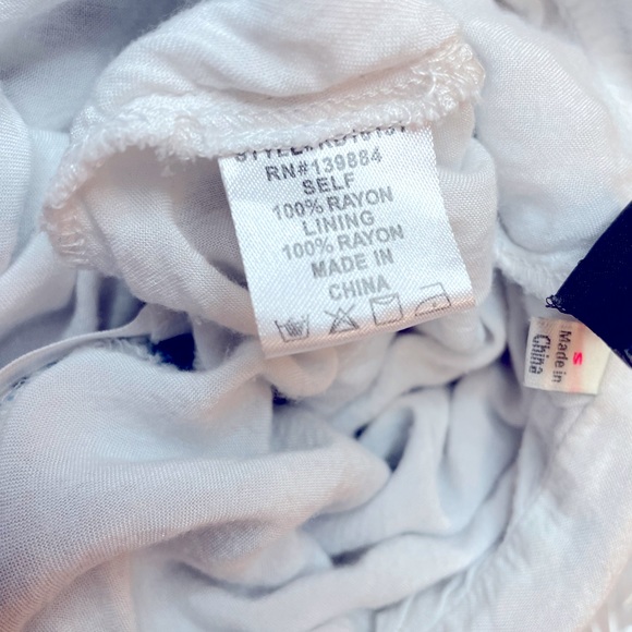 Windsor Spaghetti Strap Racerback Summer Dress Coral Navy and White - Picture 8 of 10